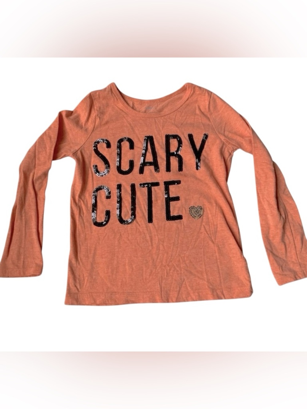 🎆🎇3for$9 “Scary Cute” Halloween long-sleeve girls shirt, size 7, Carters,
